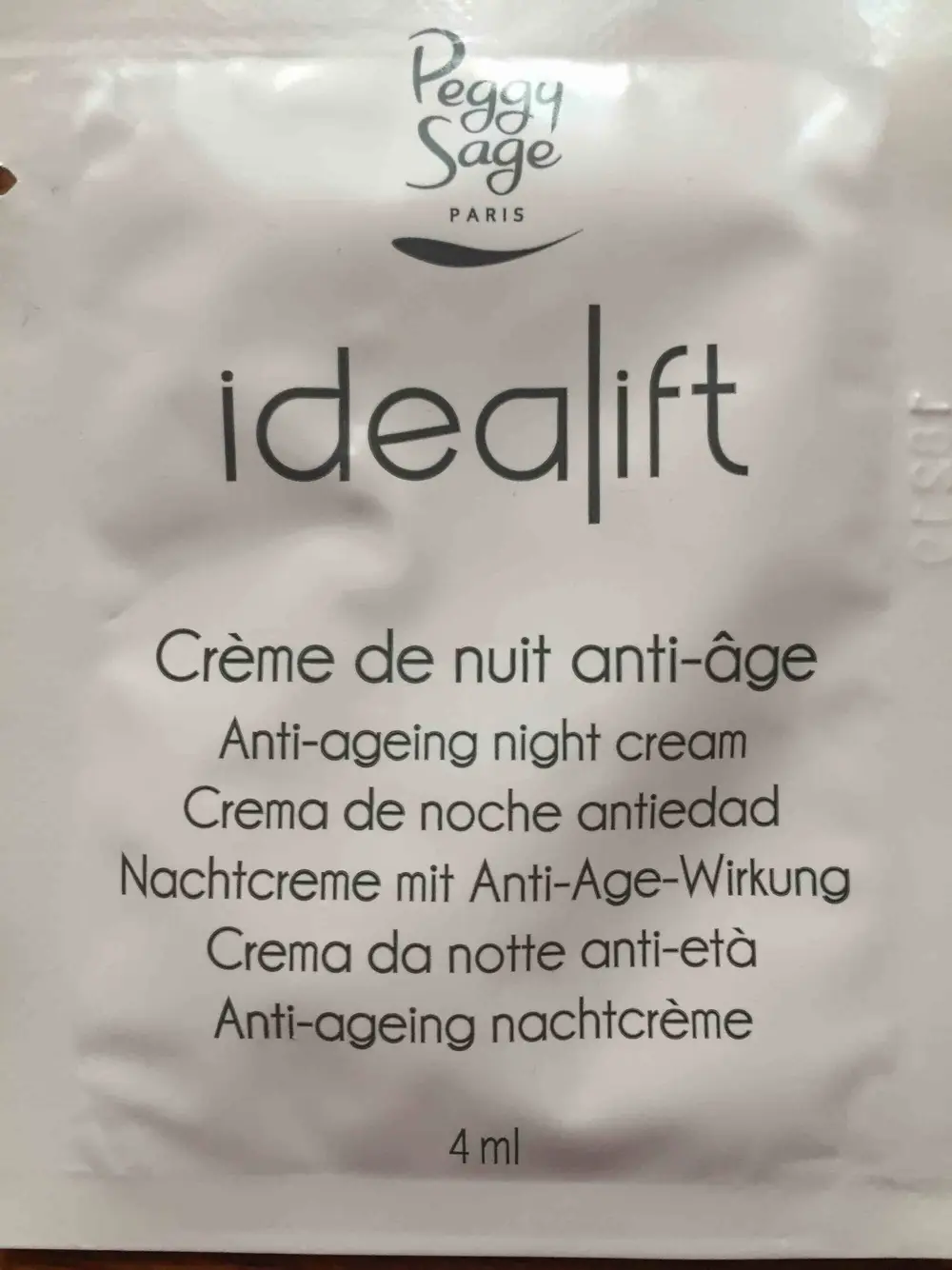 PEGGY SAGE - Idealift - Crème de nuit anti-âge