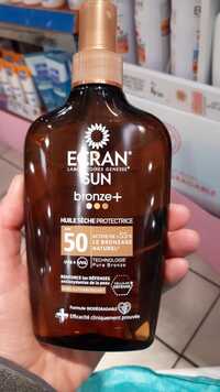 ECRAN - Sun bronze+ SPF 50 - Huile sèche protectrice