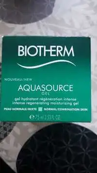 BIOTHERM - Aquasource - Gel hydratant régénération intense