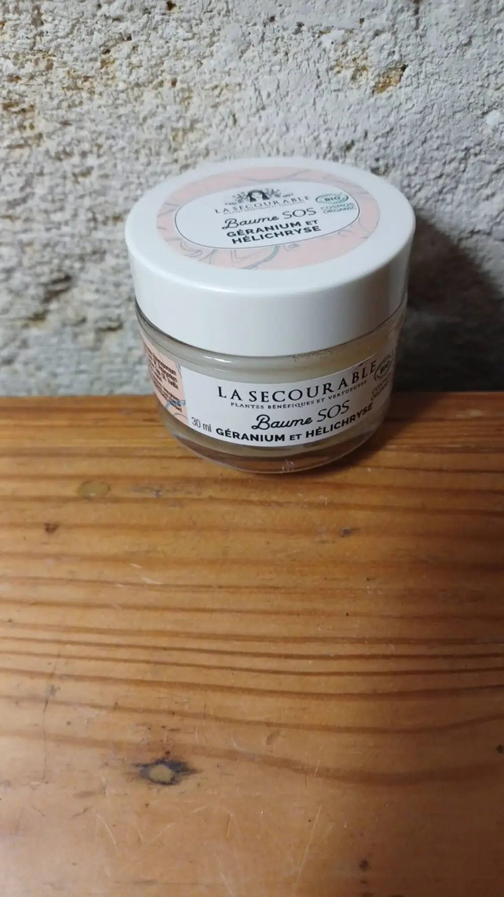 LA SECOURABLE - Baume SOS géranium et hélichrysé