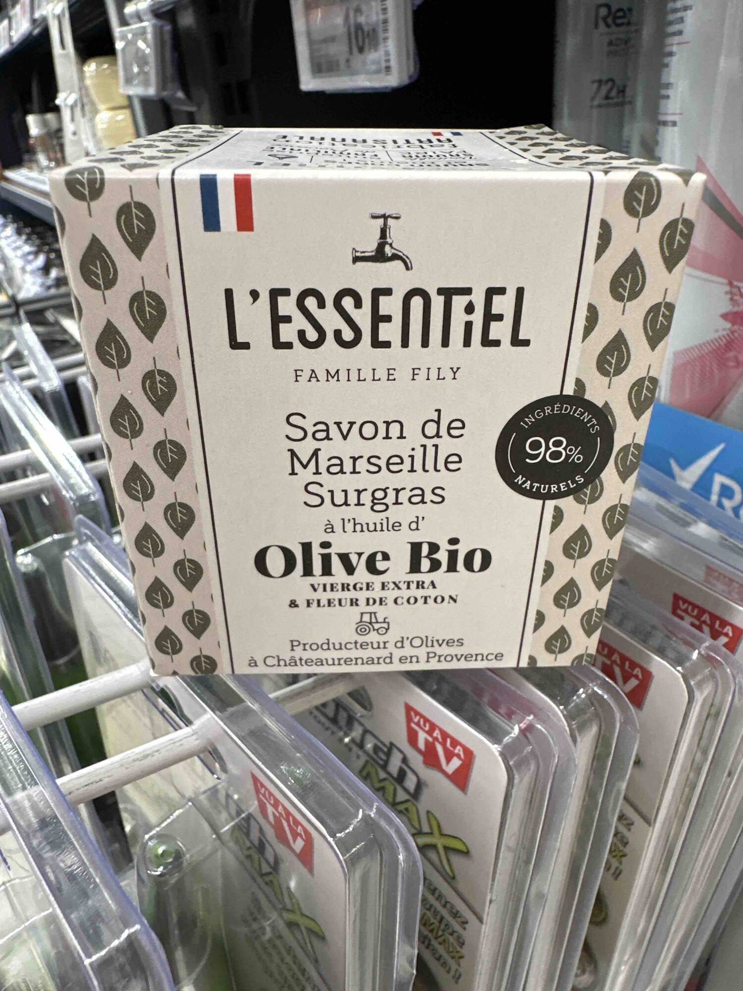 L ESSENTIEL - Savon de Marseille à l'huile d'olive bio