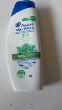HEAD & SHOULDERS - 2 in 1 Menthol fresh - Shampooing antipelliculaire