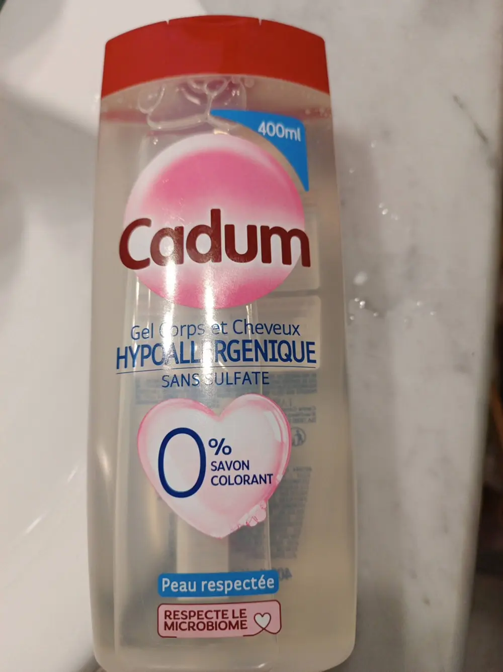 CADUM - Gel corps et cheveux hypoallergenique