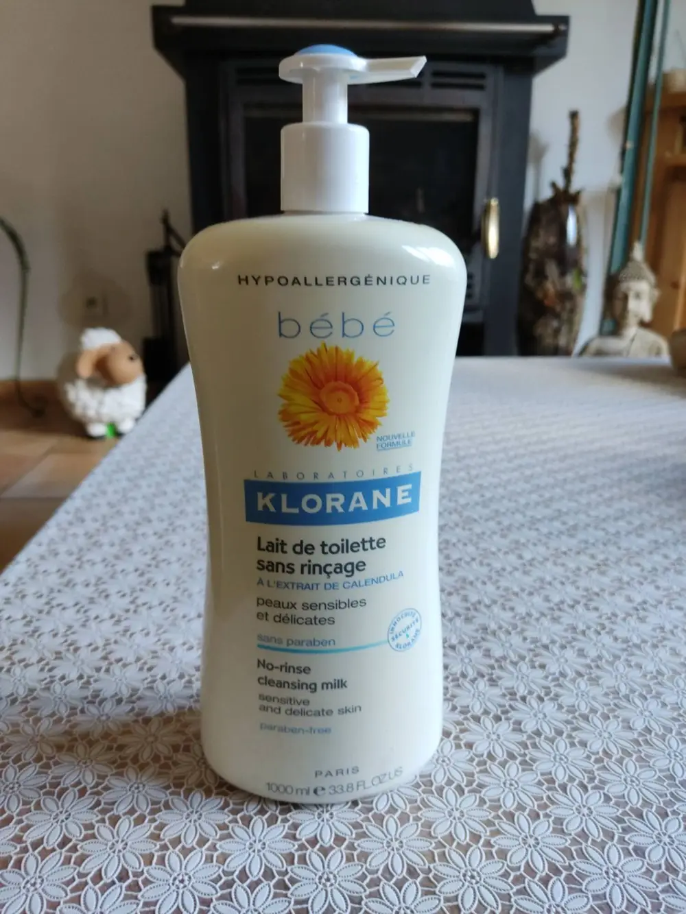 KLORANE - Lait de toilette sans rinçage 