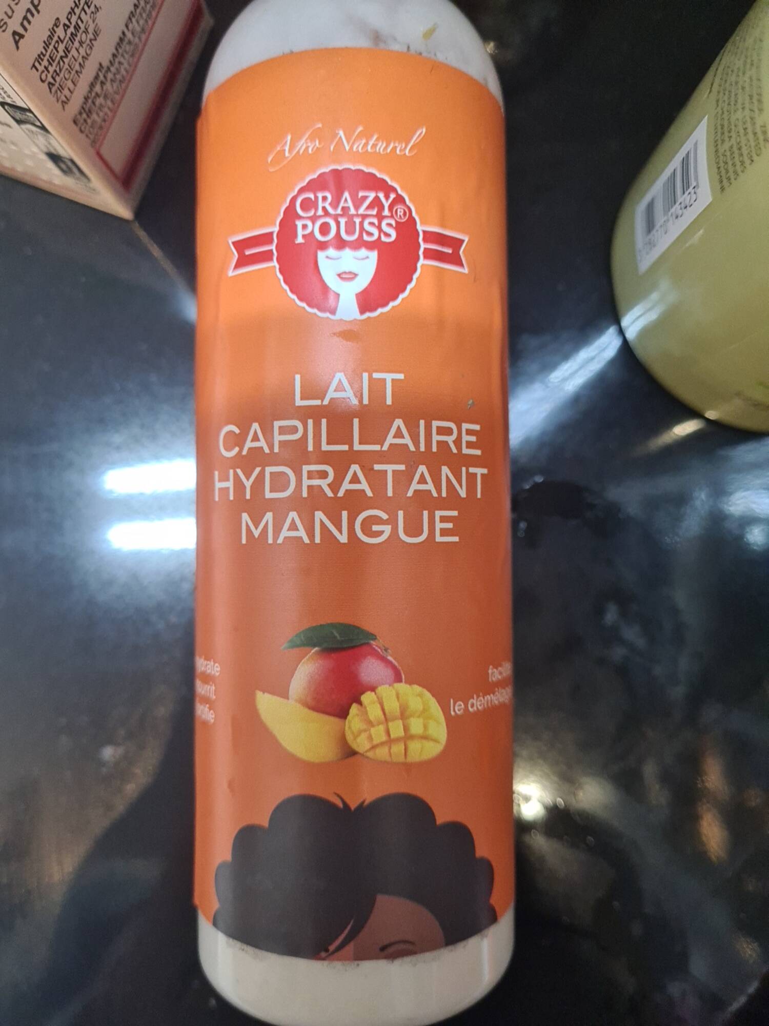 CRAZY POUSS - Lait CAPILAIRE Hydratant mangue