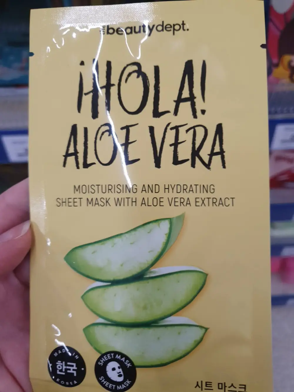 THE BEAUTY DEPT - Hola aloe vera_sheet mask with aloe vera extract