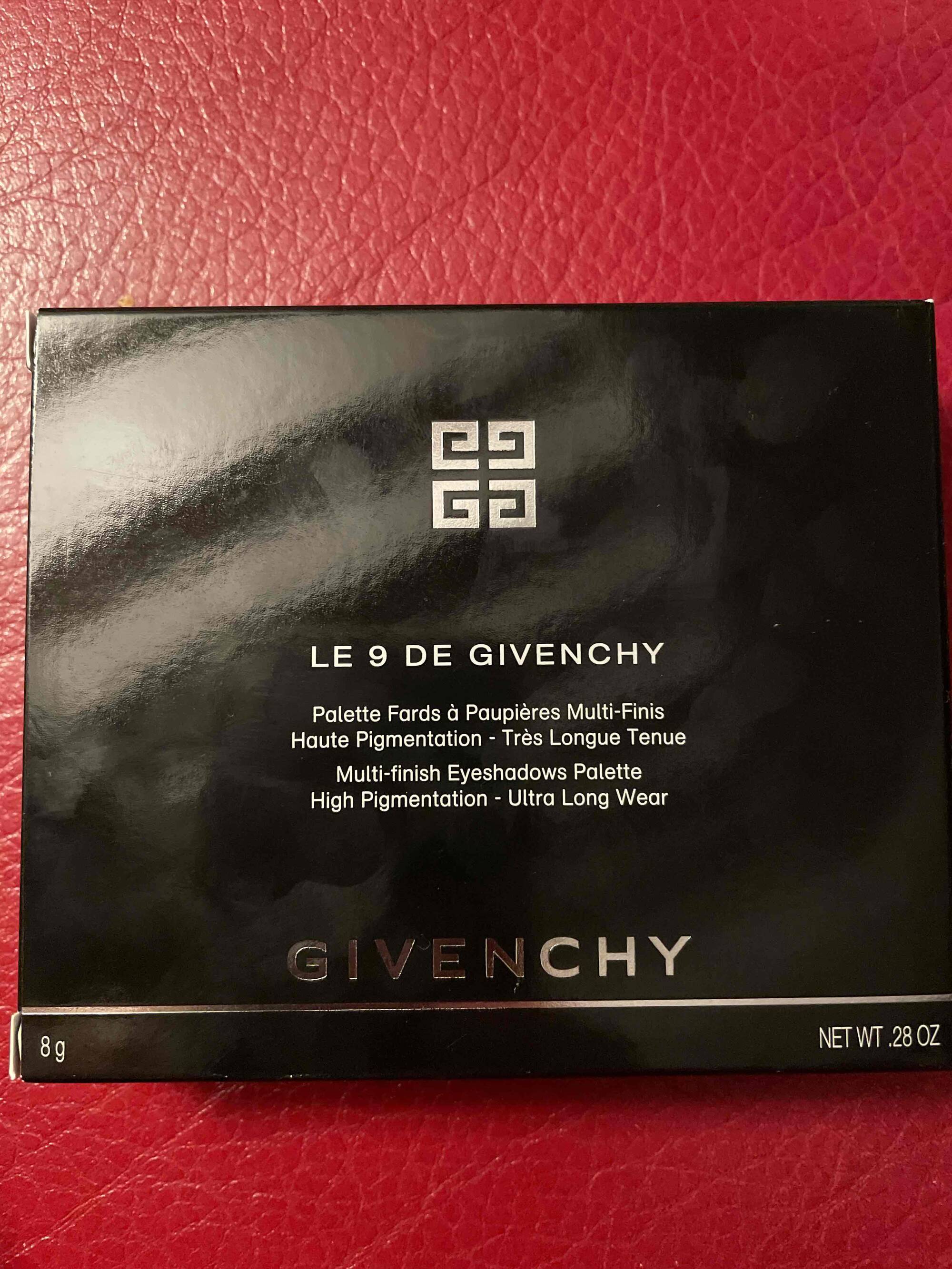 GIVENCHY - Le 9 de Givenchy- Palette fards à paupières multi-finis