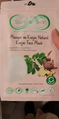 SUN & SIA - Masque au konjac naturel