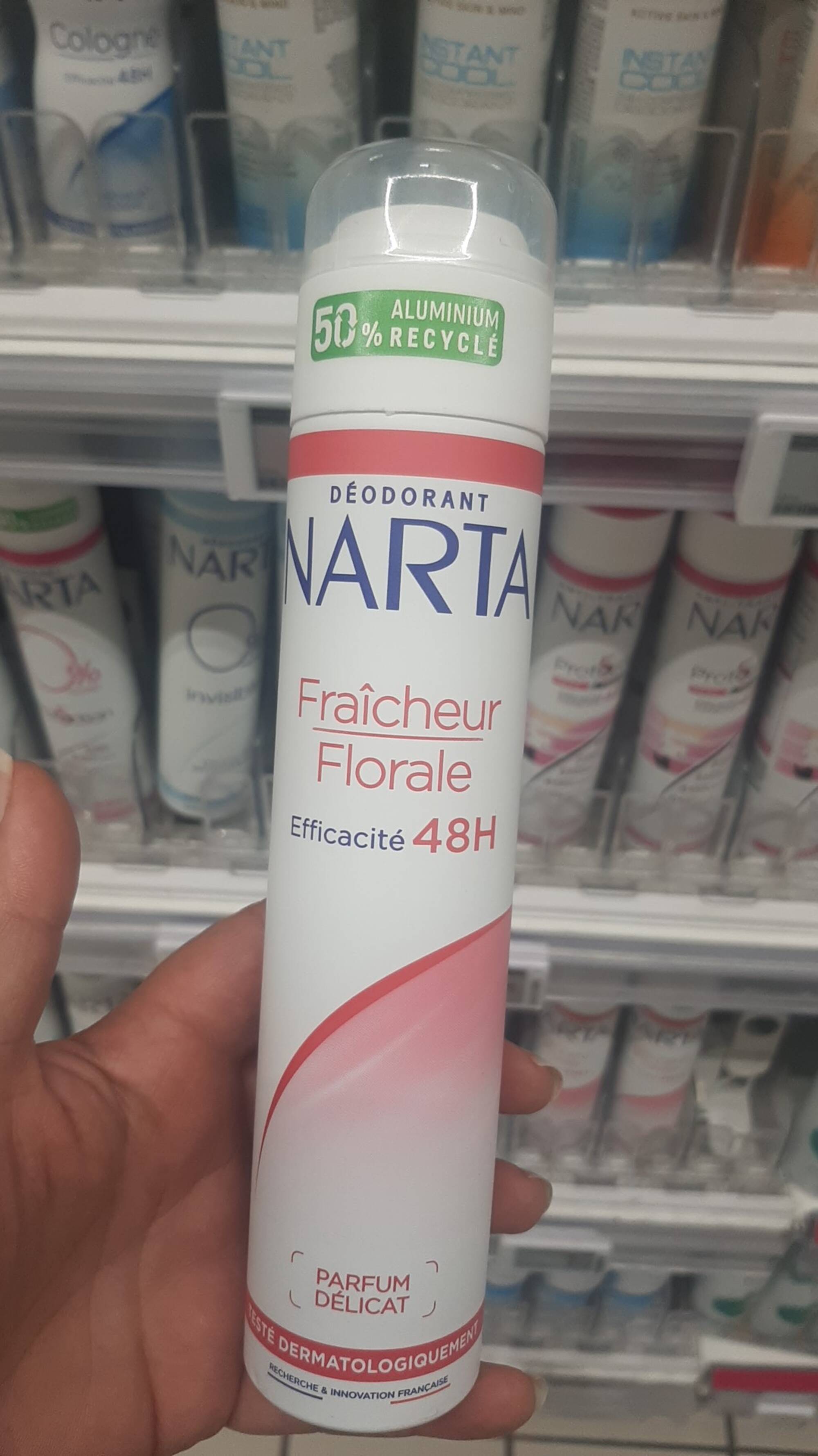 NARTA - Fraîcheur florale - Déodorant parfum délicat