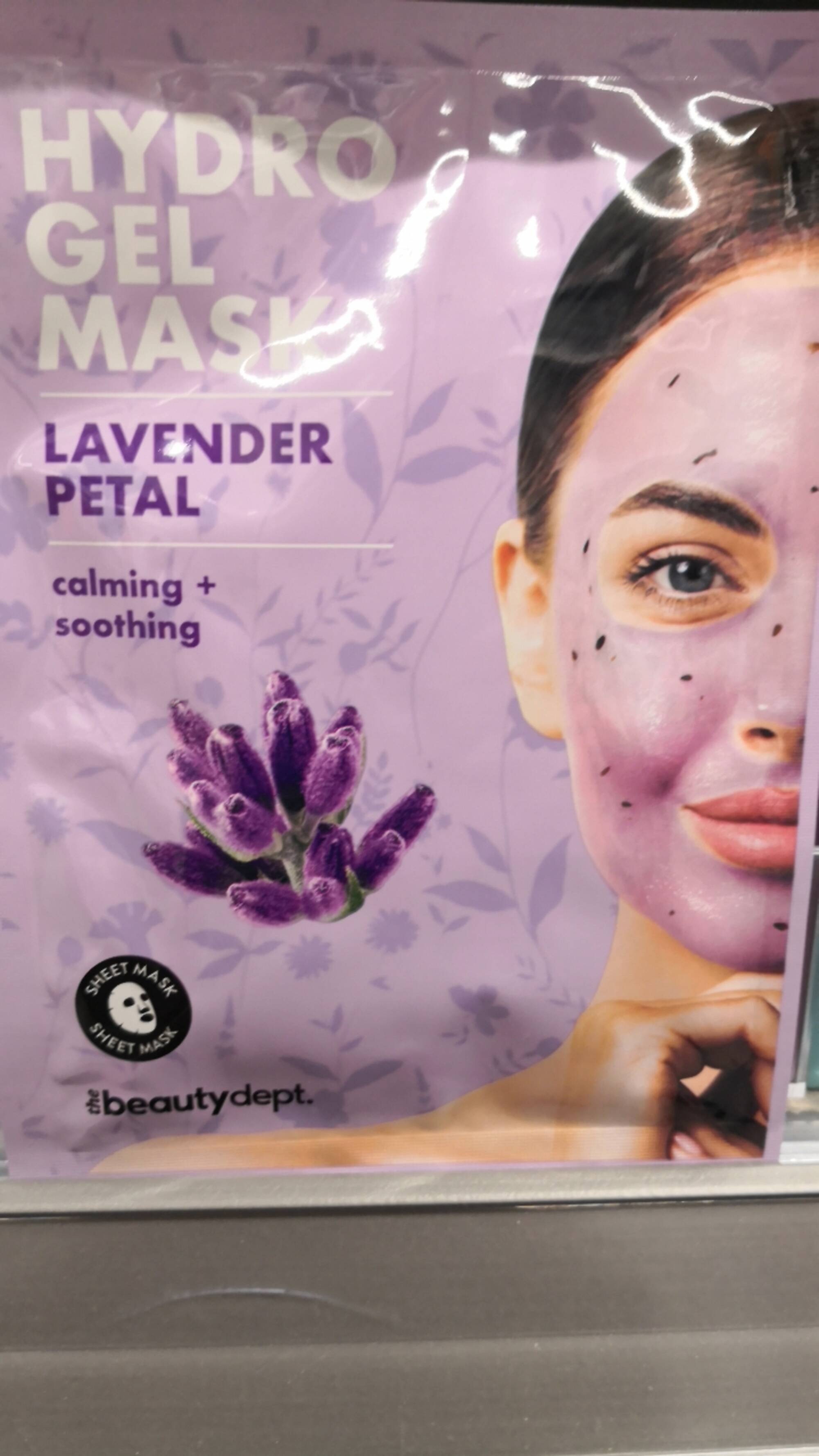THE BEAUTY DEPT - Hydro gel masque lavender petal