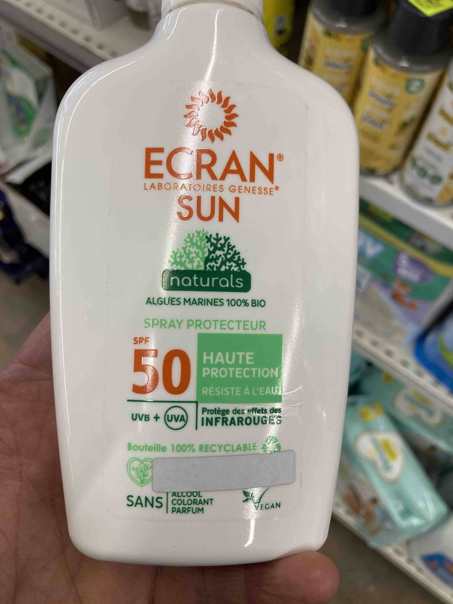 ECRAN - Spray protecteur spf50