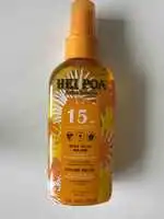 HEI POA - Soins solaires - Huile sèche solaire SPF 15