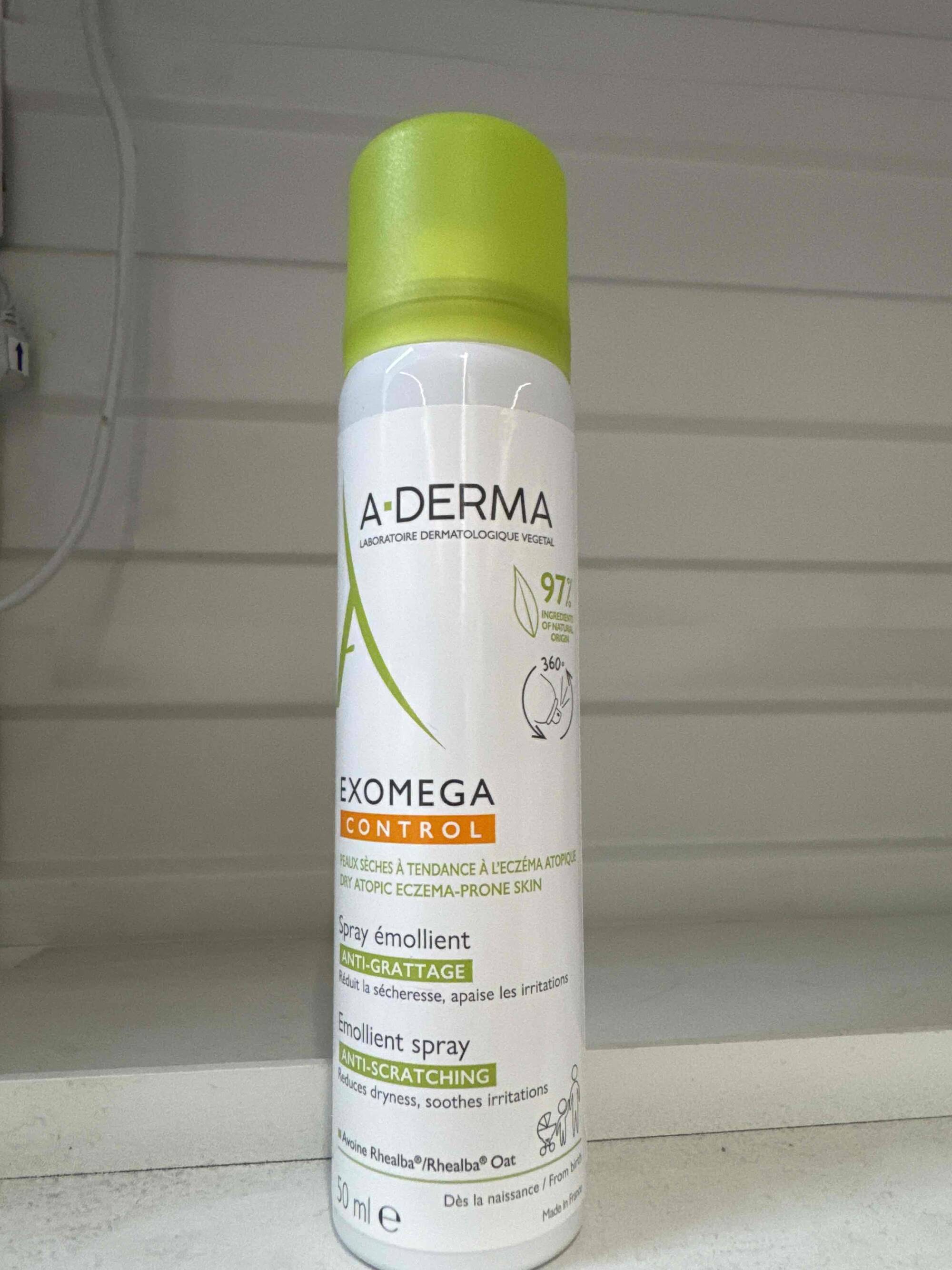 A-DERMA - Exomega control - Spray émollient