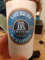 L'OCCITANE EN PROVENCE - Beurre de karité 15% - Lait riche corps