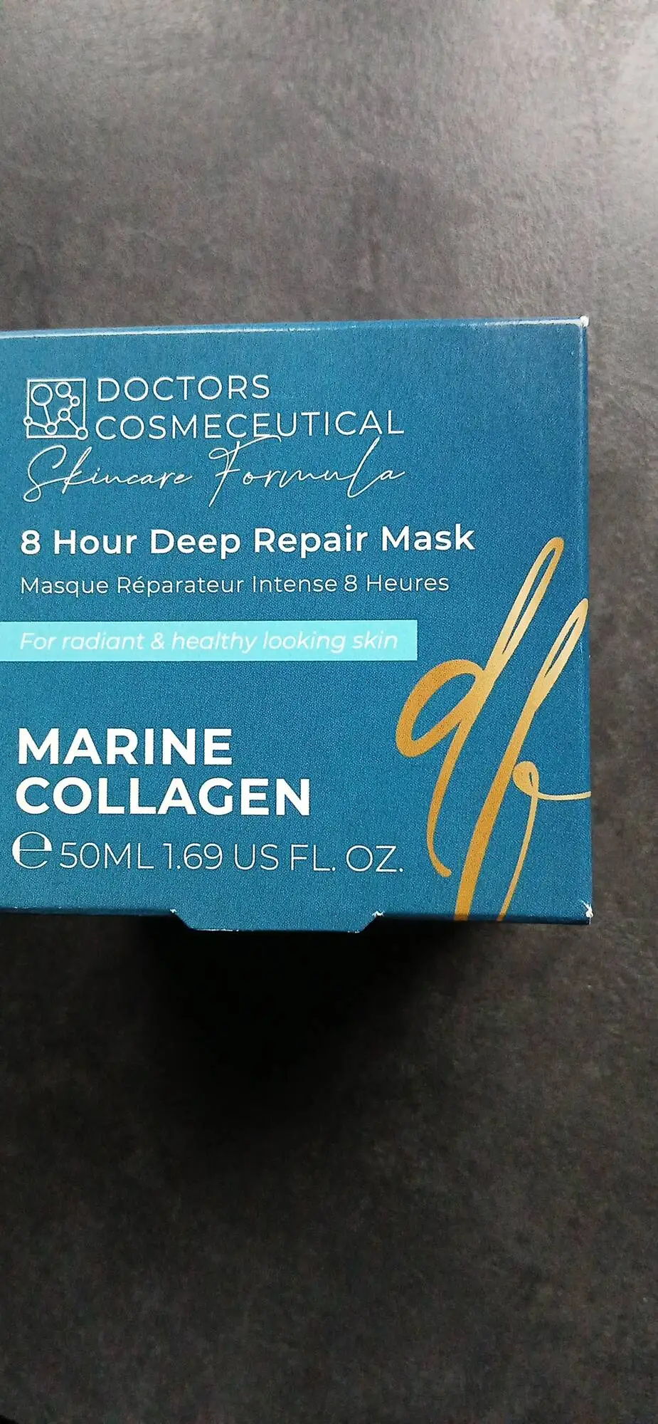 DOCTORS COSMECEUTICAL - Marine collagen - Masque réparateur intense 8 heures