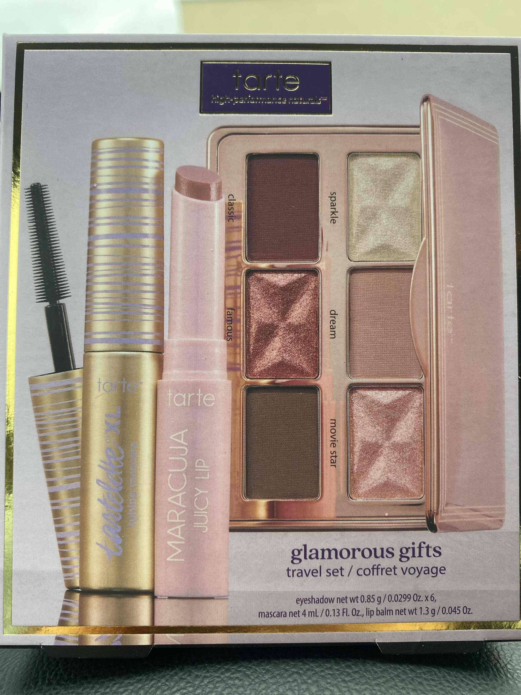 TARTE - Glamorous gifts - Coffret de voyage