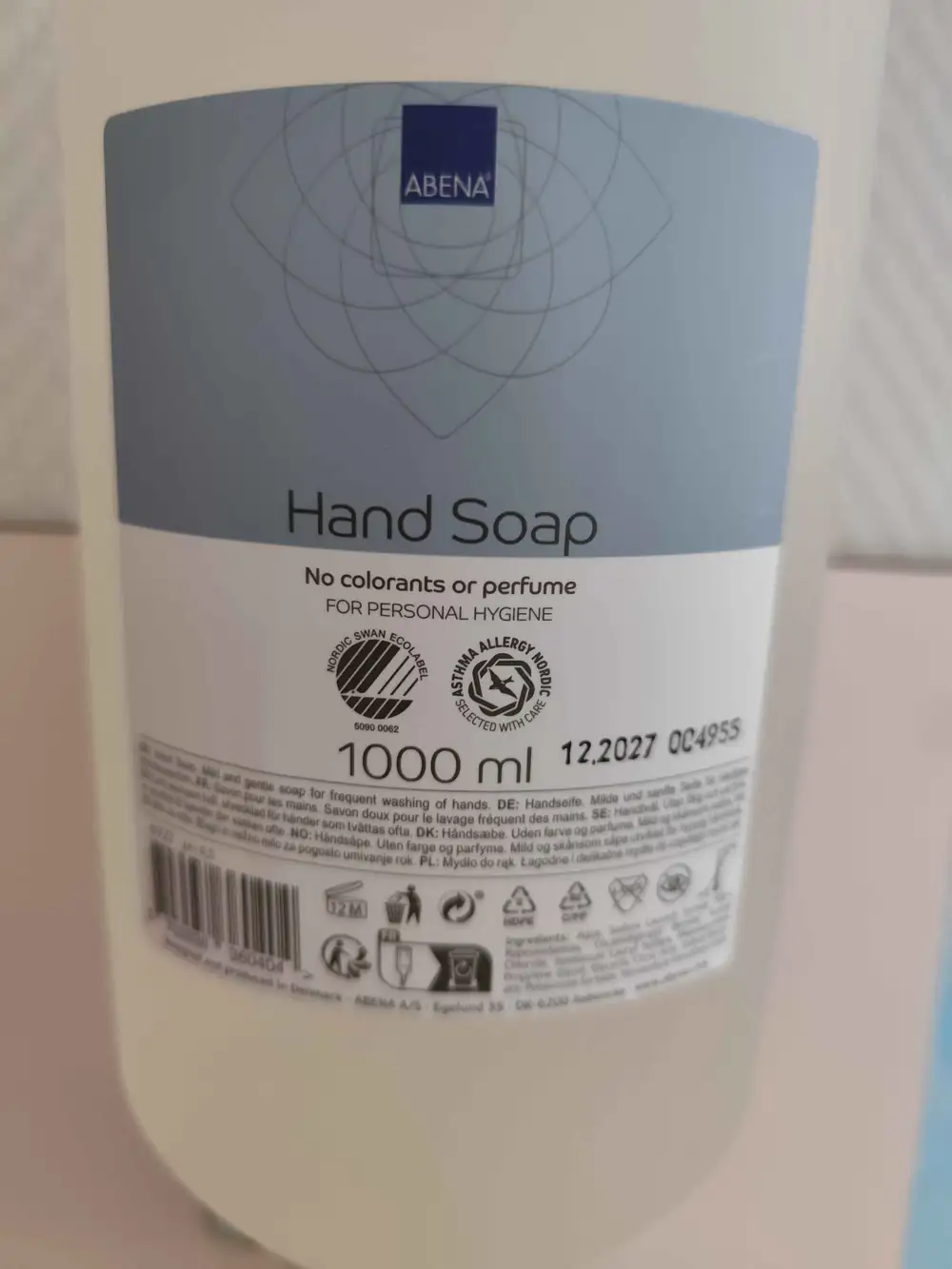 ABENA - Hand soap no colorants or perfume