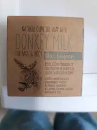 DEMETRIADE FAMILY - Blue lagoon - Natural olive oil soap with donkey milk