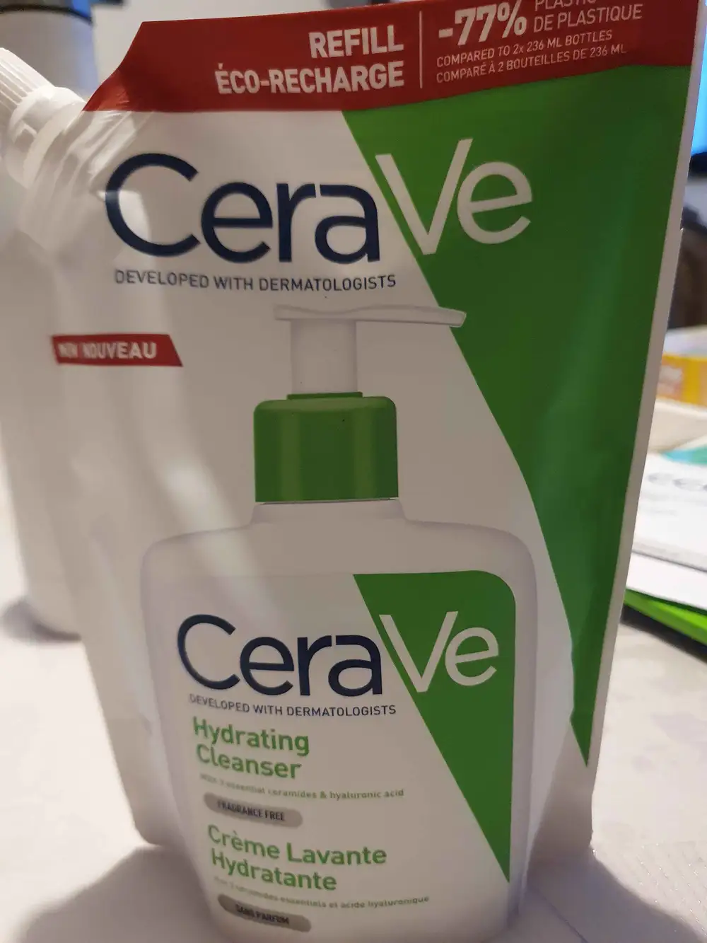 CERAVÉ - Crème lavante hydratante sans parfum