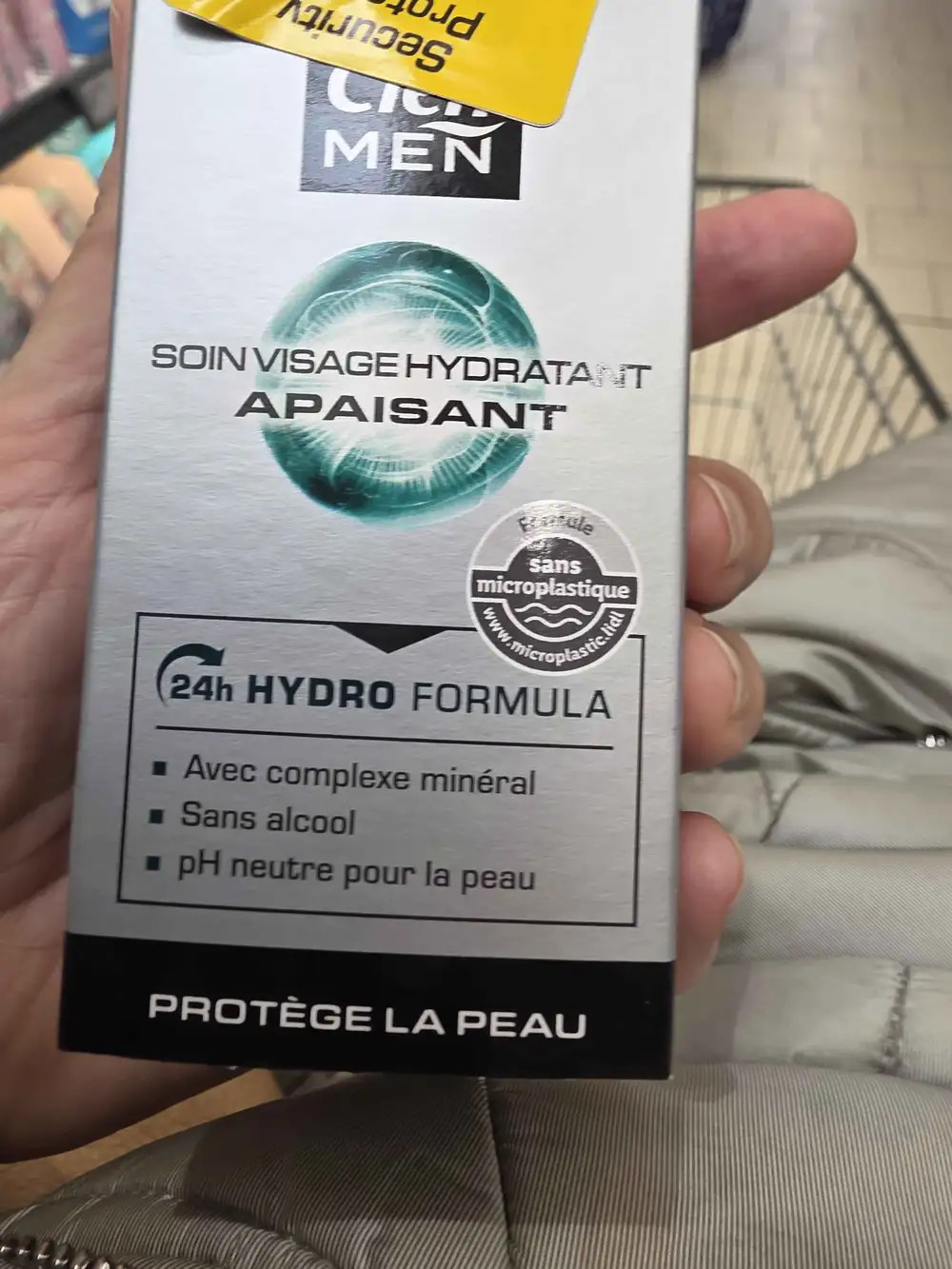 CIEN MEN - Soin visage hydratant apaisant 