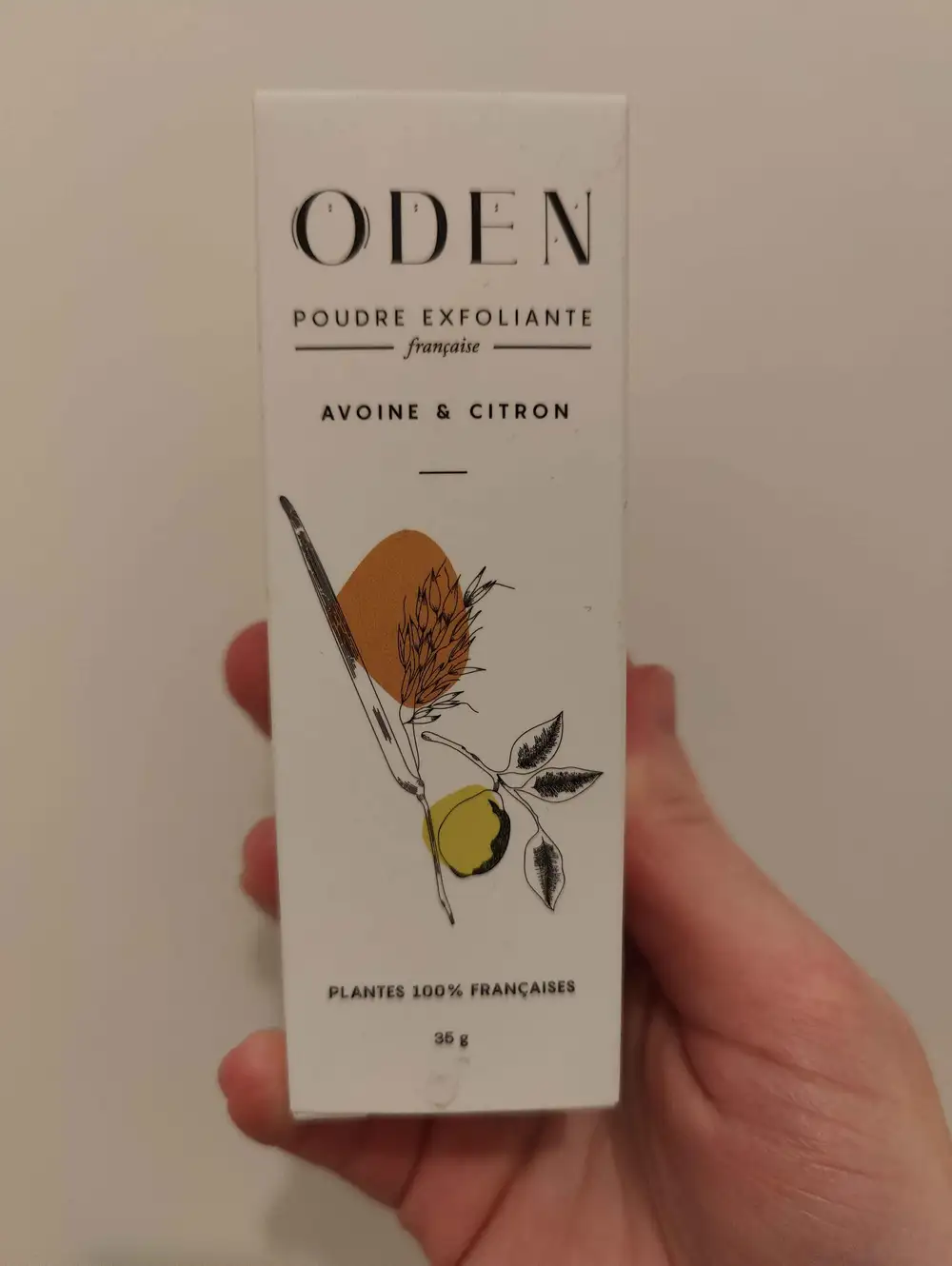 ODEN - Poudre exfoliante avoine & citron