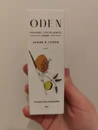 ODEN - Poudre exfoliante avoine & citron