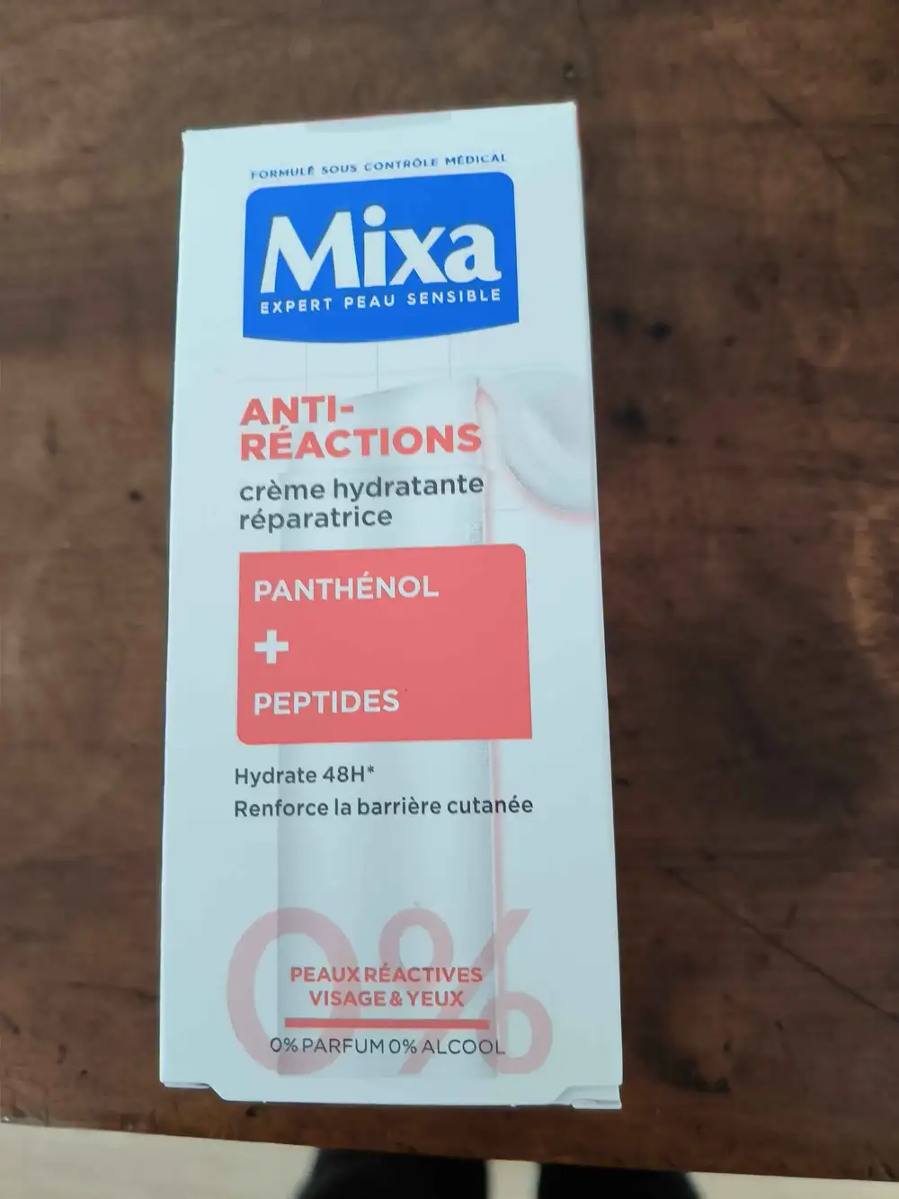 MIXA - anti-réactions - Crème hydratante réparatrice