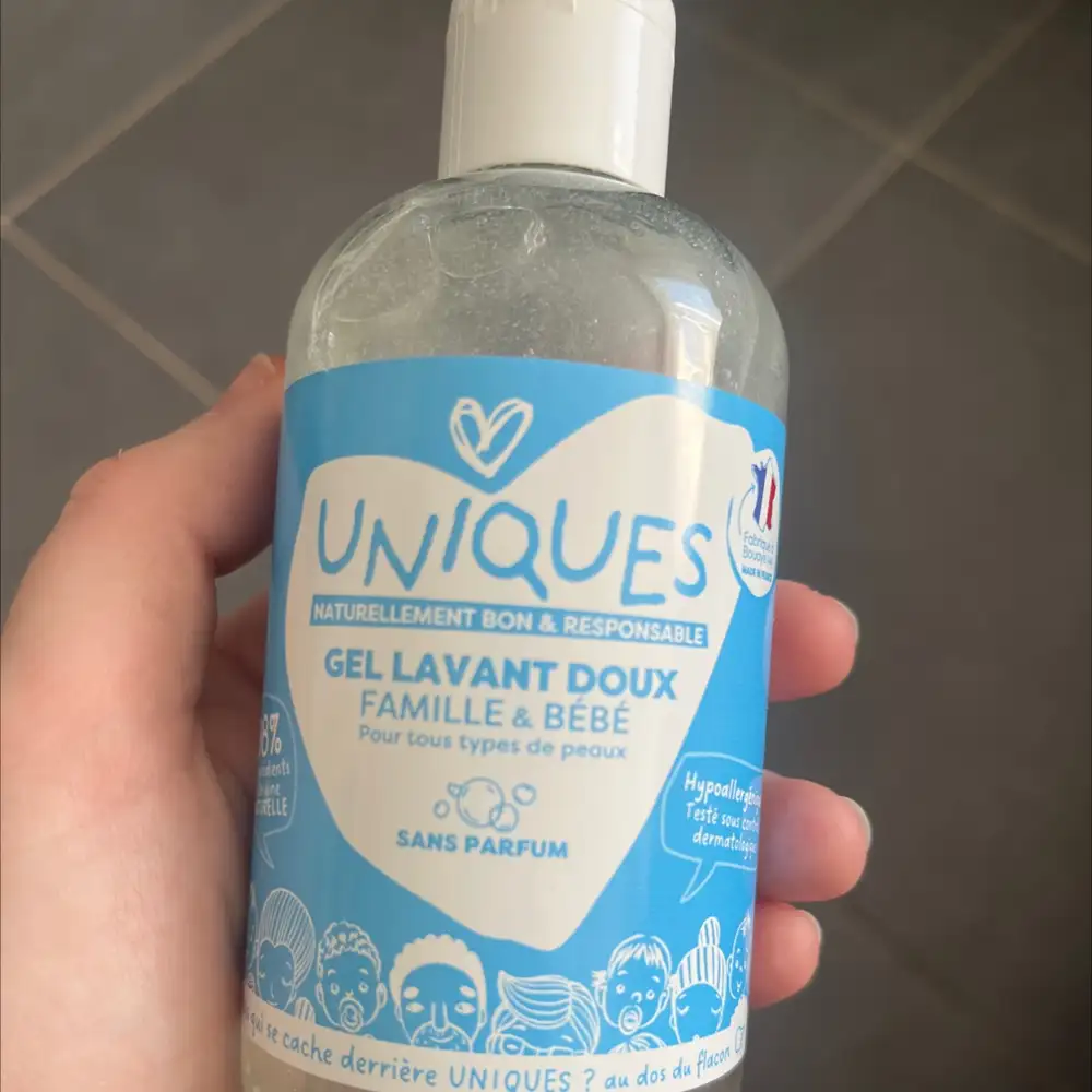UNIQUES - Gel lavant doux famille & bébé