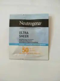 NEUTROGENA - Ultra sheer - Fluide invisible solaire SPF50