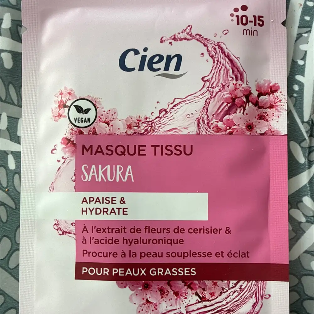 CIEN - Masque tissu sakura