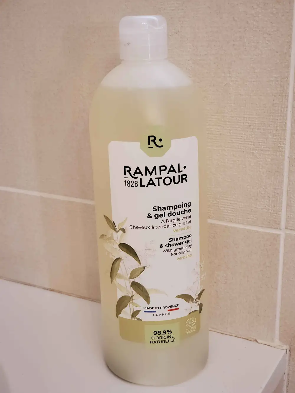 RAMPAL LATOUR - Shampooing & gel douche à l'argile verte