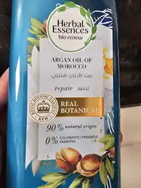 HERBAL ESSENCES - Real botanicals argan oil of Morocco - Shampoo