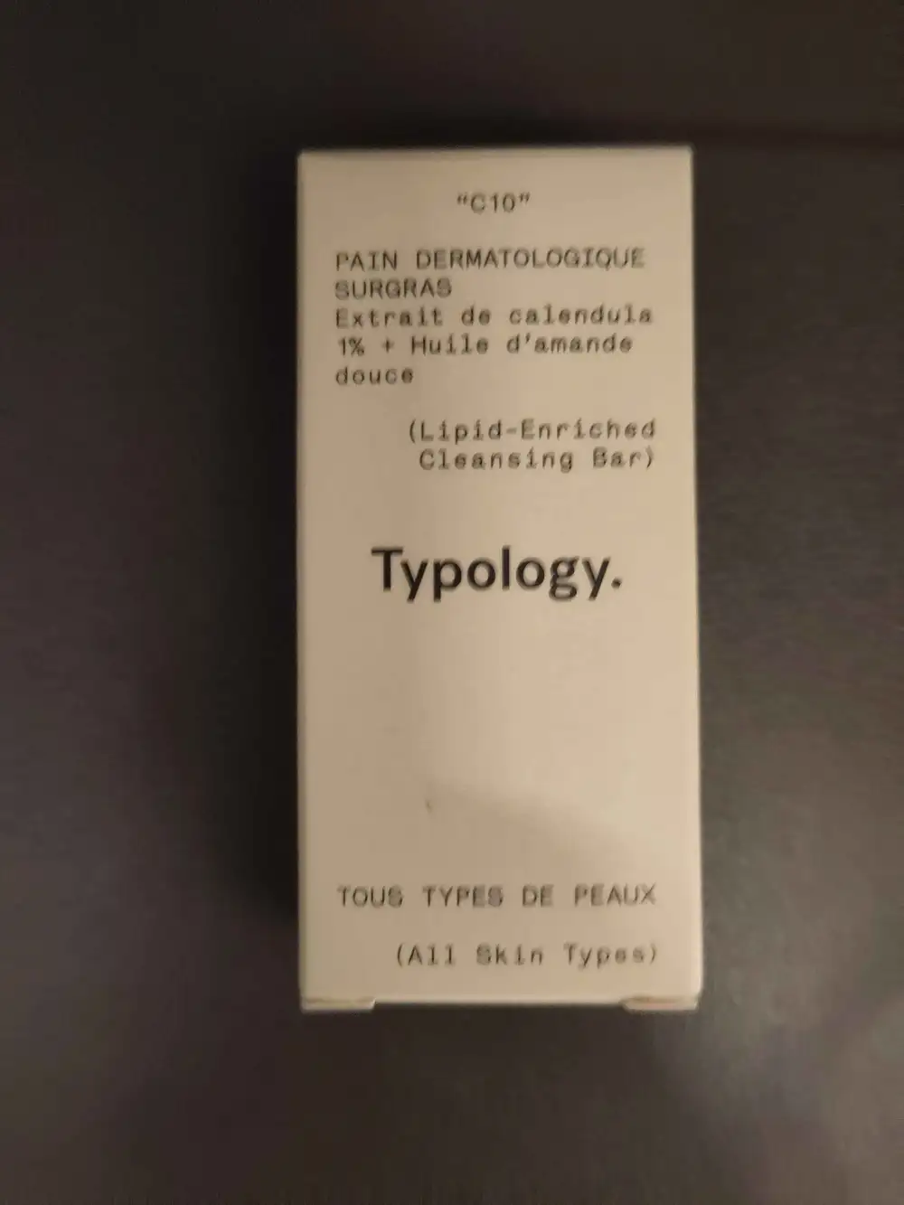 TYPOLOGY - C10 - Pain dermatologique surgras