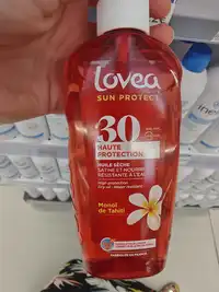 LOVEA - Sun protect nonoï de Tahiti - Huile sèche 30 haute protection