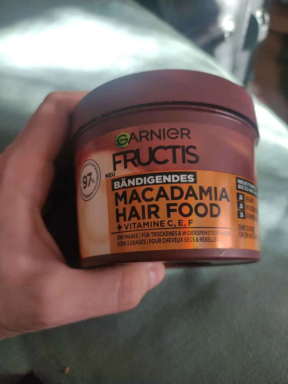 GARNIER - Fructis - Macadamia hair food
