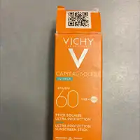 VICHY - Capital soleil - Stick solaire ultra protection spf60 