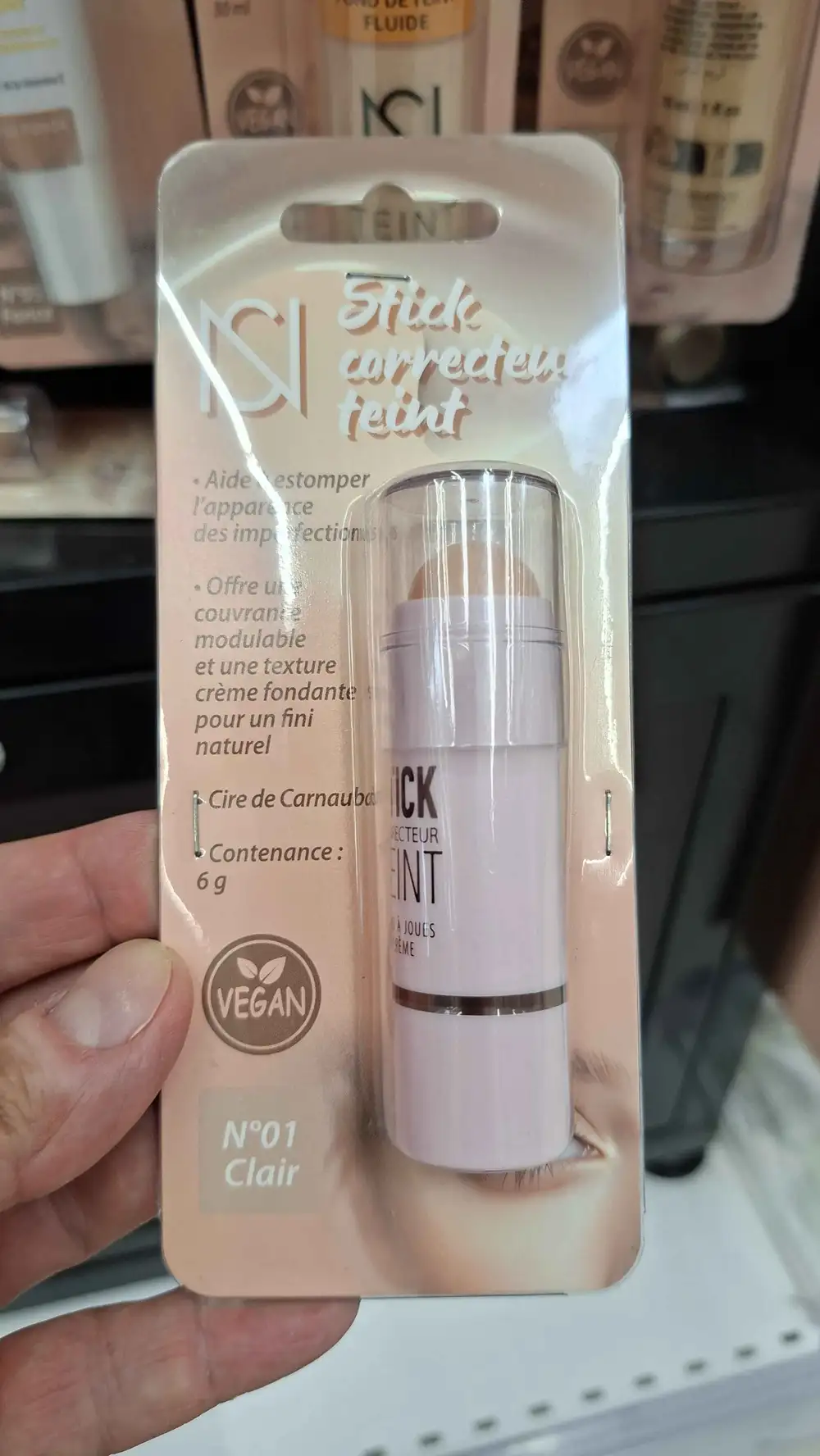 EUROPE COSMETICS - Stick correcteur teint N°01 clair