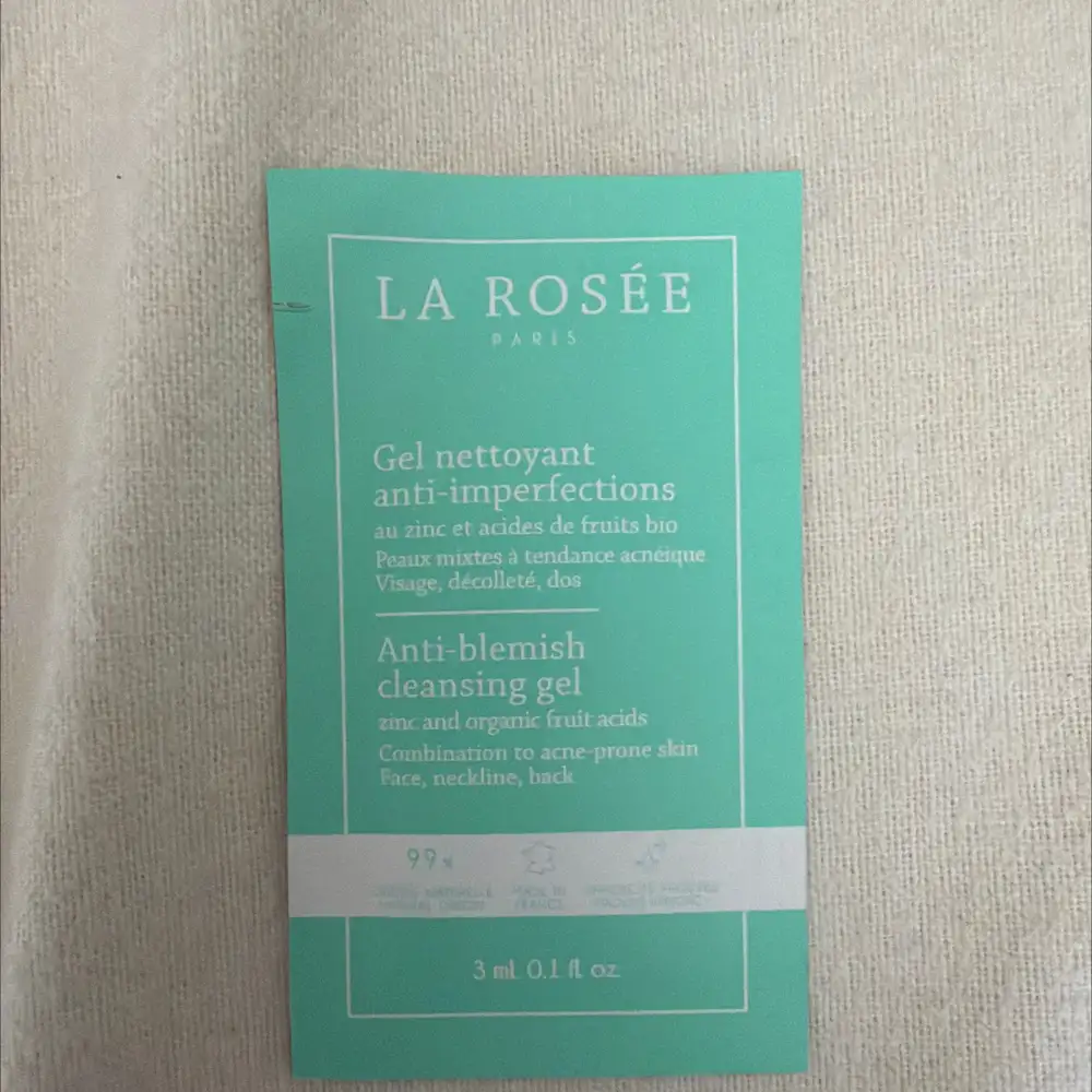 LA ROSÉE - Gel nettoyant anti-imperfections 