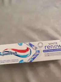 AQUAFRESH - Dentifrice white renew