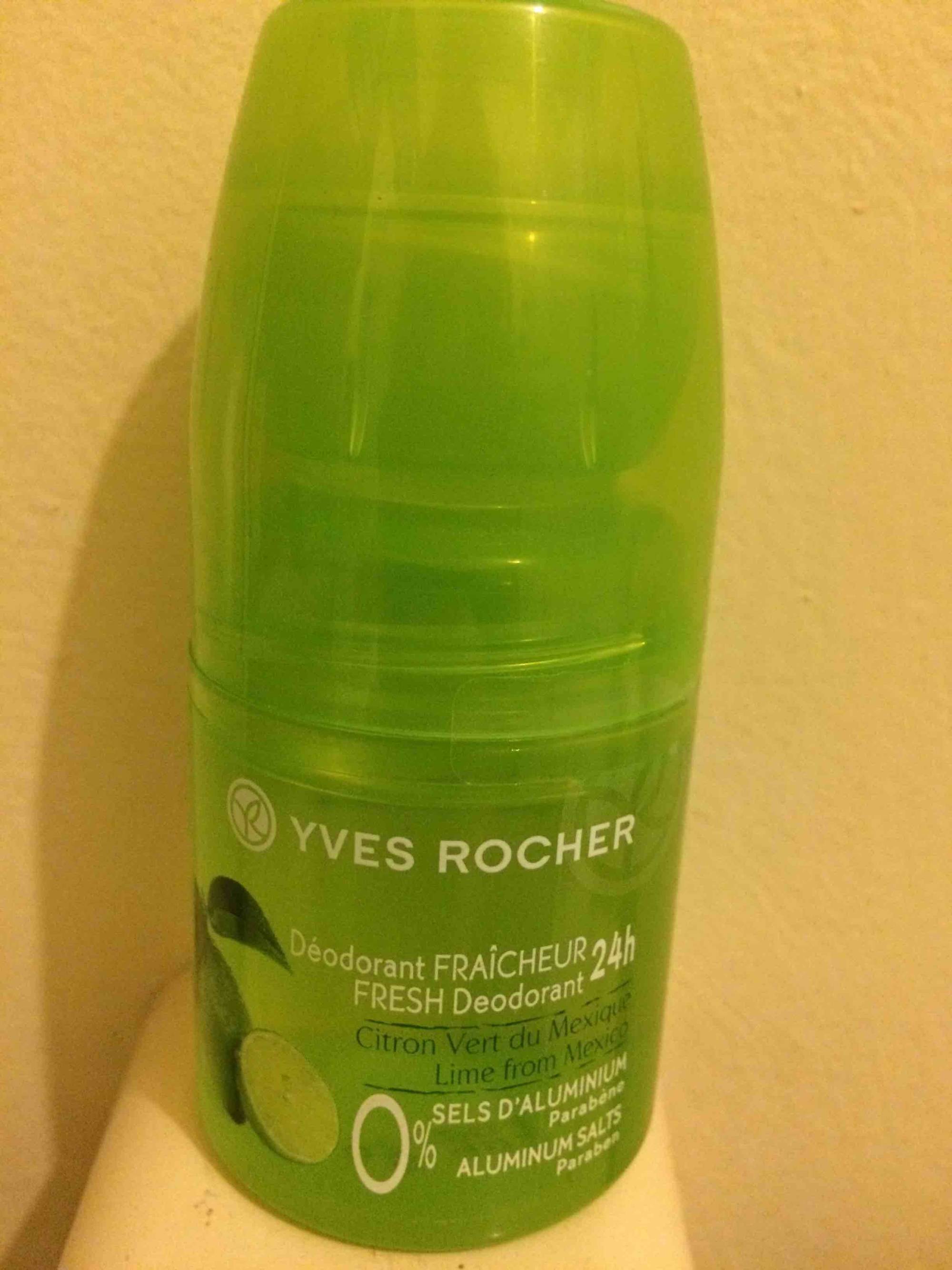 YVES ROCHER - Citron Vert du Mexique - Déodorant fraîcheur 24h 