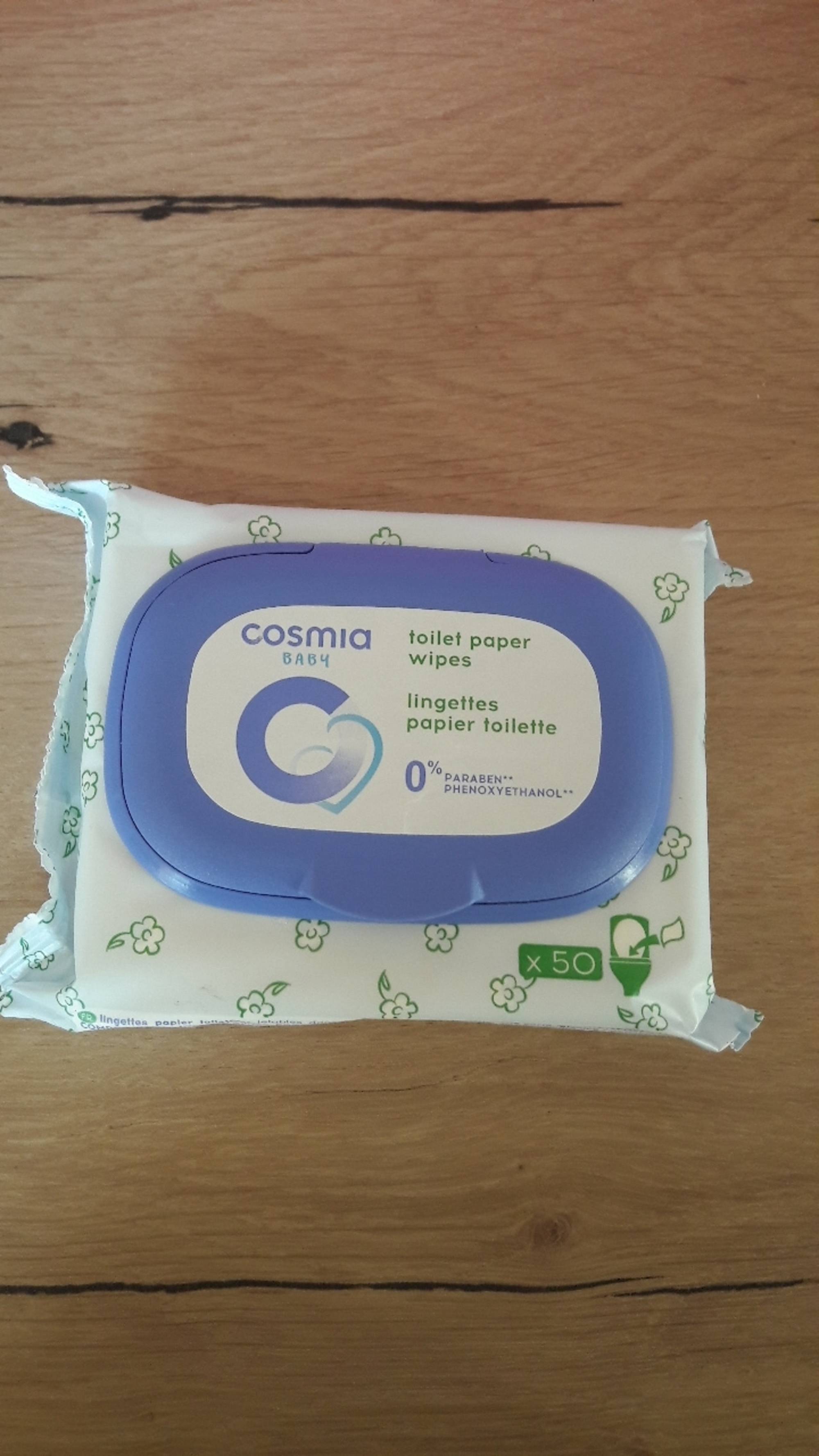 COSMIA - Baby - Lingettes papier toilette