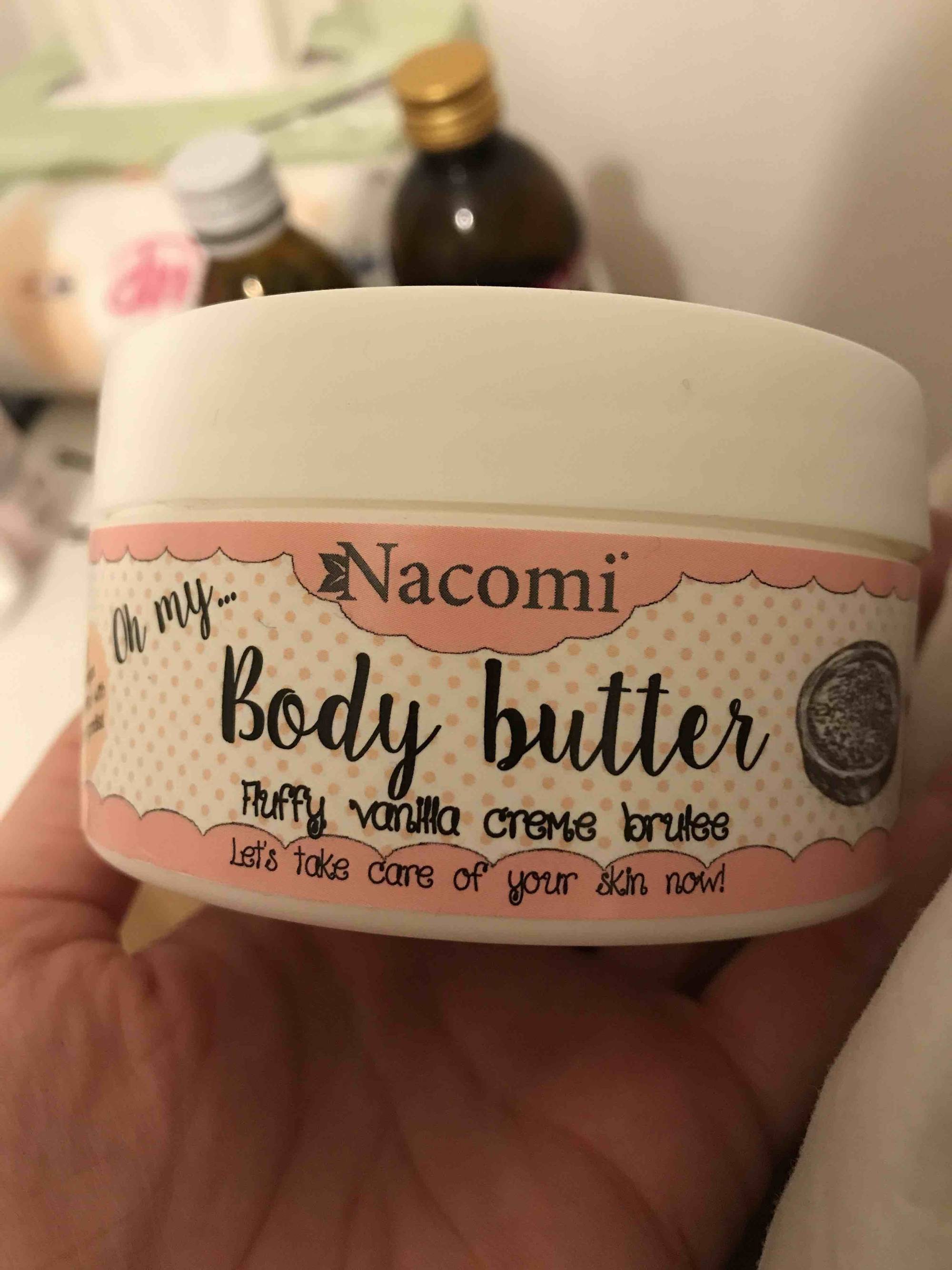 NACOMI - Body butter - Fluffy vanilla creme brulee