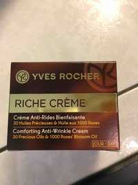 YVES ROCHER - Riche crème - Crème anti-rides bienfaisante