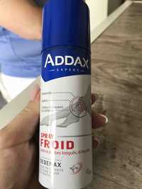 ADDAX - Spray froid pieds jambes fatiguées échauffés