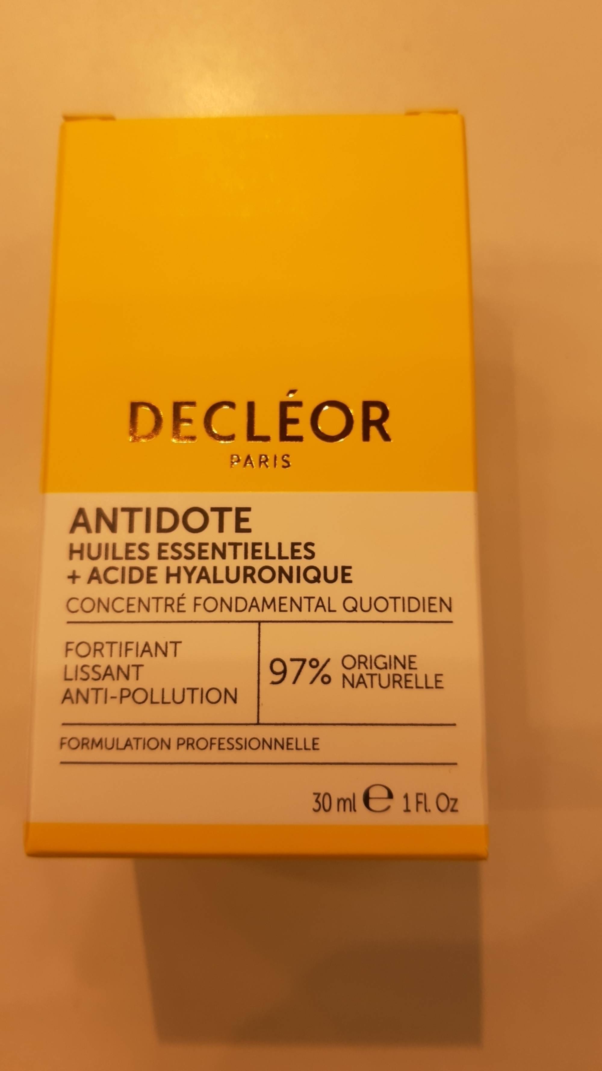 DECLÉOR - Antidote - Huiles essentielles + acide hyaluronique