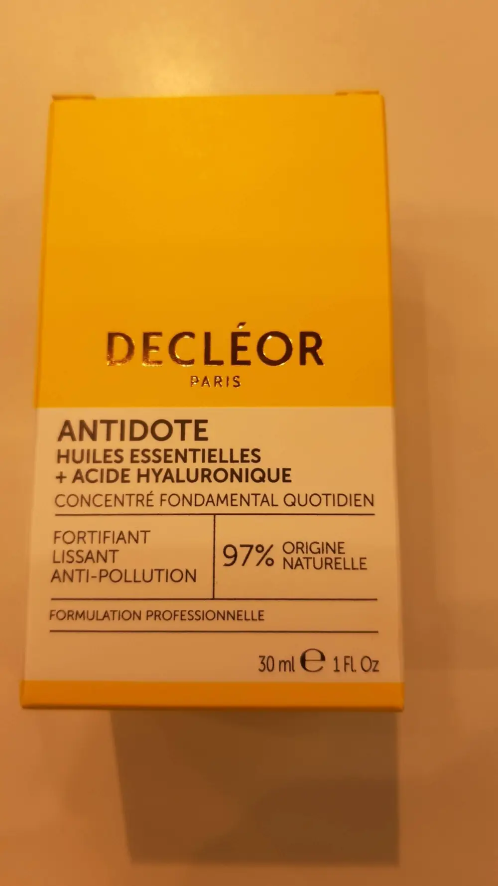 DECLÉOR - Antidote - Huiles essentielles + acide hyaluronique