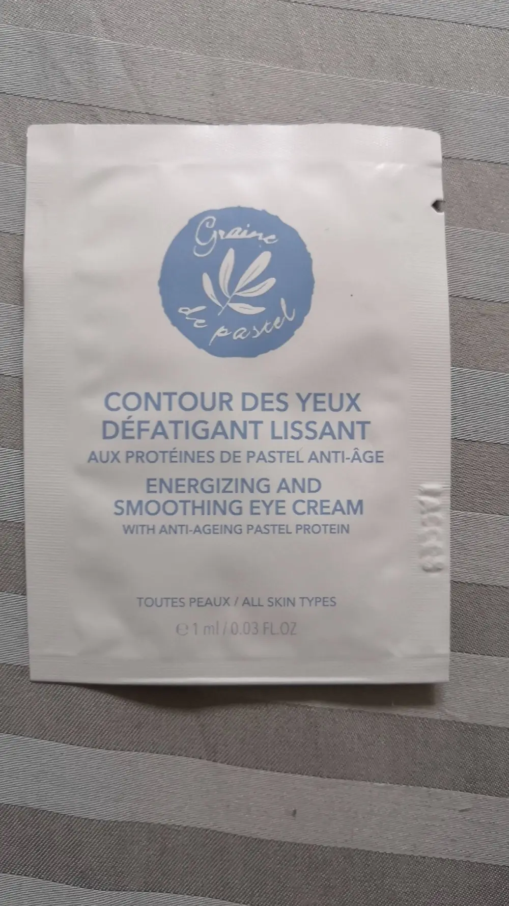 GRAINE DE PASTEL - Contour des yeux défatigant lissant