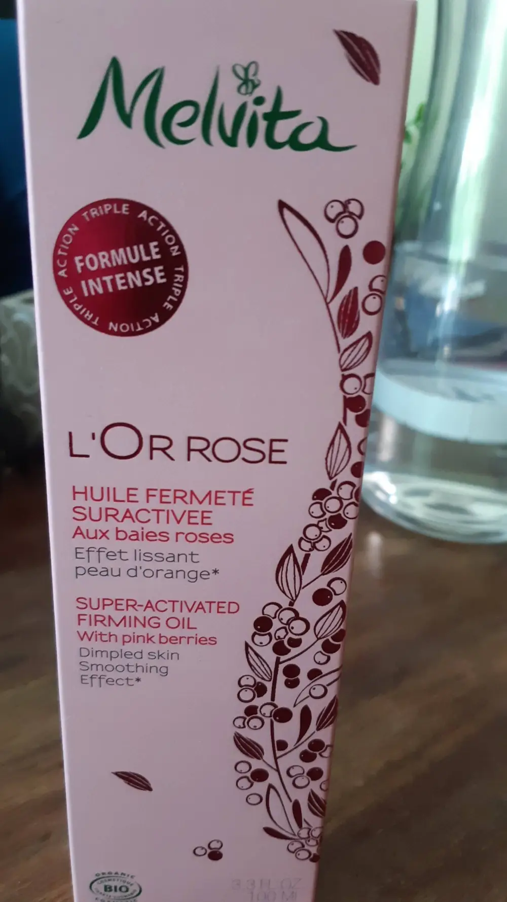 MELVITA - L'Or rose - Huile fermeté suractivée aux baies roses