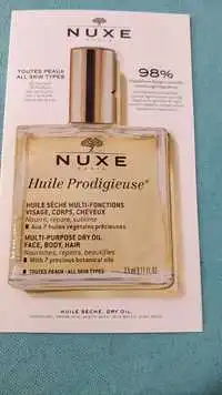 NUXE - Huile Prodigieuse - Huile sèche multi-fonctions