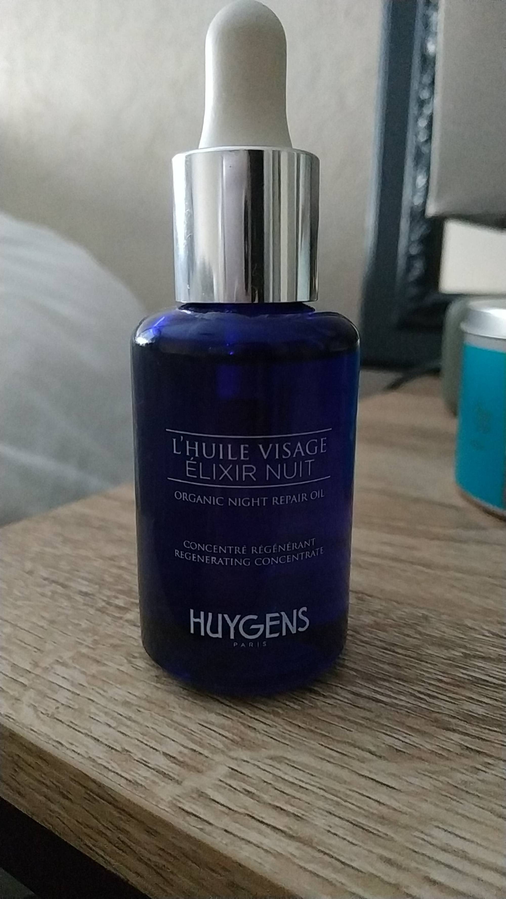 HUYGENS - L'huile visage élixir nuit concentré régénérant